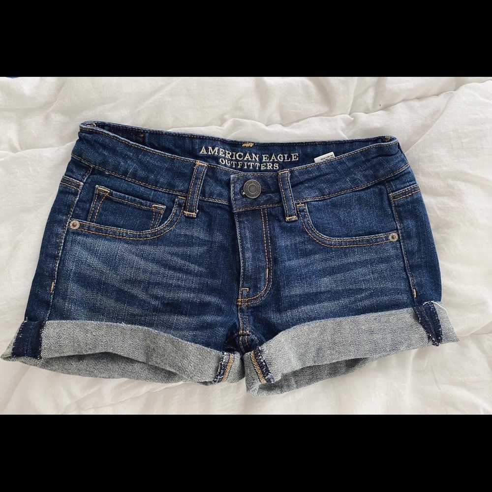 Denim shorts